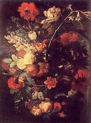  Vase of Flowers on a Socle